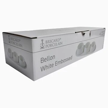 BRICARD BELLON KOMMENSET | WIT RELIËF 4-DELIG
