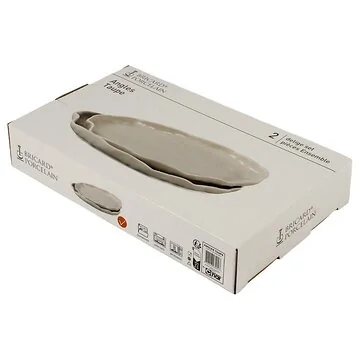 BRICARD ANGLES SCHALENSET | 24,3X14,6X2,0 CM TAUPE 2-DELIG