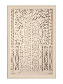 WANDDEKORATION CNR094 | 80X120 CM BEIGE