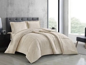 LAVELLA NAZLI TAGESDECKE SET | 260X240 CM BEIGE 3-TEILIG