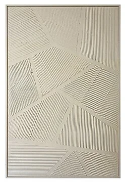 WALL DECORATION CNR2412120 | 80X120 CM WHITE-BEIGE