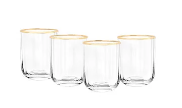 BRICARD CADIZ TUMBLER SET | GOLD 4-PIECE