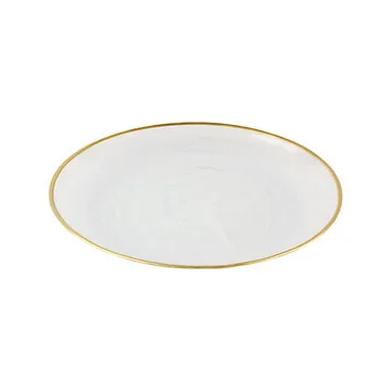 BRICARD ISTANBUL TELLER SET | 21 CM WEISS-GOLD 6-TEILIG