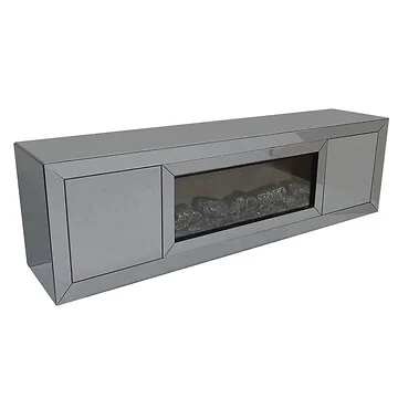 GEMIN TV  FURNITURE / AMBIENT FIREPLACE | 180X45X55 CM  GREY