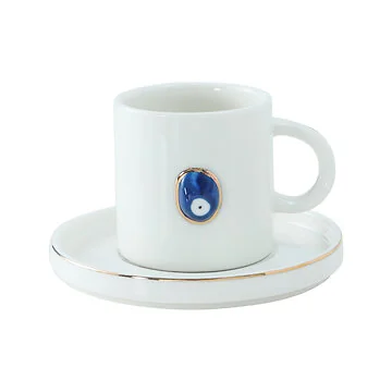 BBRICARD HATIRA ESPRESSO SET | WEIß-GOLD 12-TEILIG