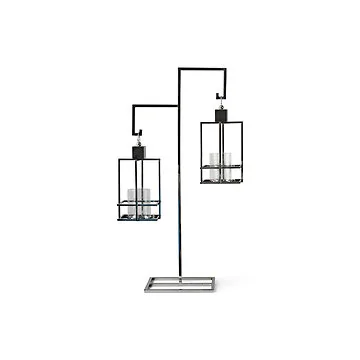 FUGURATO ELEGANCE CANDLE HOLDER 22Y0009S-M  | SILVER