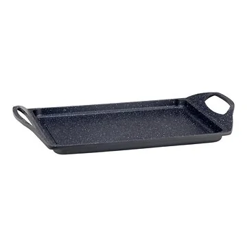 FERVEO MAHIDA GRILL PAN | BLACK-WHITE 45X27X2,5 CM