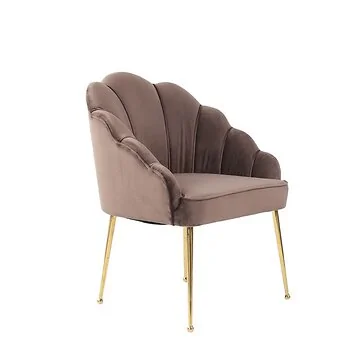 EMILLIA FAUTEUIL GOUD | BRUIN STOF MJ11-82
