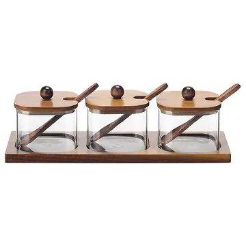BRICARD ACACIA CONTAINERS SET 005A | 7-PIECE