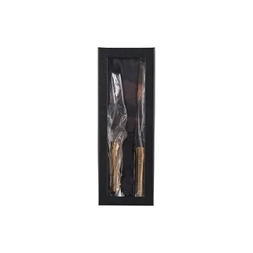 WEDDING SET 003 CAKE CUTLERY | GOLD 2-PIECE