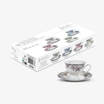 BRICARD FLEURY KAFFEE SET | BRAUN 12-TEILIG