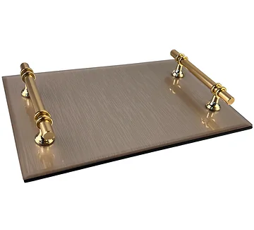 SERVING TRAY CNR50392 | 30X20 CM GOLD
