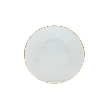 BRICARD SIS UNTERTELLER  | 28 CM TRANSPARENT - GOLD 6 TEILIG