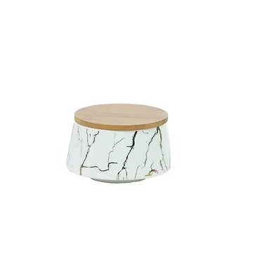 BRICARD VOORRAADKOM WIT 4" + BAMBOO DEKSEL