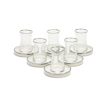 BRICARD SENS THEESET | WIT-ZILVER 12-DELIG