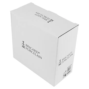 BRICARD BARLES DISH | WHITE-TAUPE Ø23,0X20,3X10,3 CM