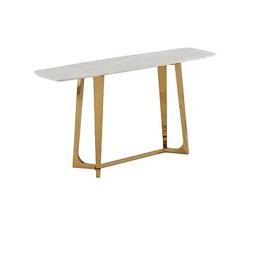 BARI CONSOLETAFEL GOUD 150*45*80CM MARMER 928