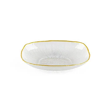 BRICARD REXY BOWLS SET | 20 CM TRANSPARENT-GOLD 6-PIECES