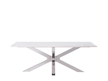 TERNI SALONTAFEL ZILVER | 130X70X42 CM KERAMIEK CW002