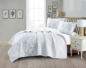 TULIN TAGESDECKE SET CNR005 | WEIß 3-TEILIG