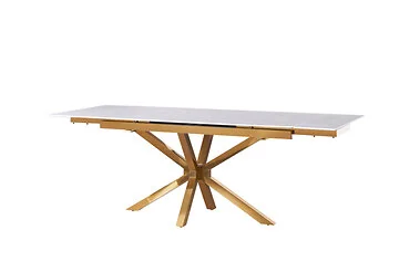 TERNI EETTAFEL GOUD | 180/240X90X76 CM MARMER 928