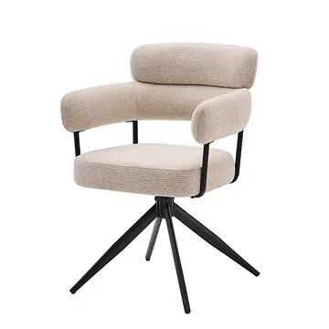 CAPRI ESSENSSTUHL BEIGE | KREM STOFF Q52-02