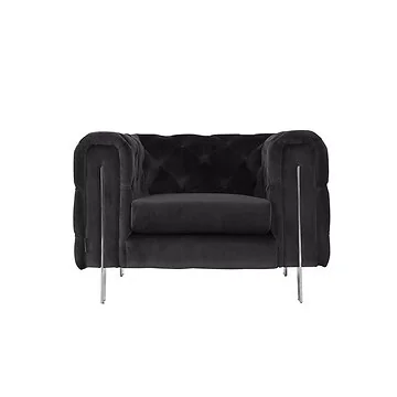 CAMPANIA ARMCHAIR | BLACK FABRIC MJ11-111