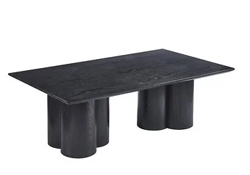 ENNA COFFEE TABLE BLACK | 140X80X45 CM BLACK