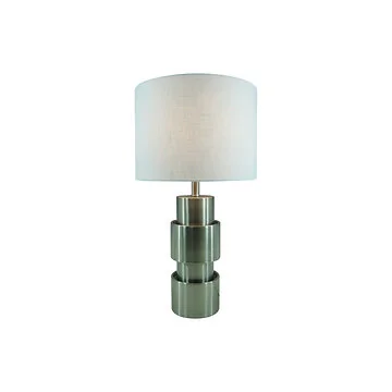 LUMCI LORIN TISCHLAMPE | SILBER Ø28X50 CM