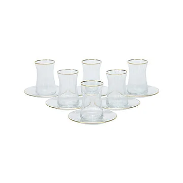 BRICARD SOLEI THEEGLAZEN SET | GOUD12-DELIG