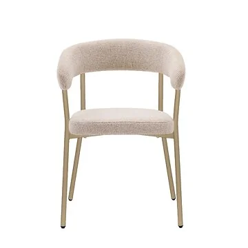 NARDO EETKAMERSTOEL BEIGE | CREME STOF Q52-02