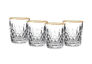 BRICARD BILBAO WASSERGLÄSER-SET| GOLD 4-TEIL
