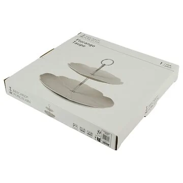 BRICARD FLORANGE ETAGÈRE 2-LAYER | TAUPE Ø20-27 CM