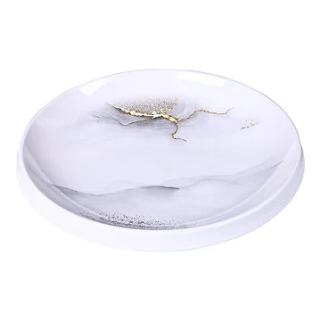 BRICARD MELAMINE SERVEERSCHAAL 601 | WIT-MARMER Ø30 CM