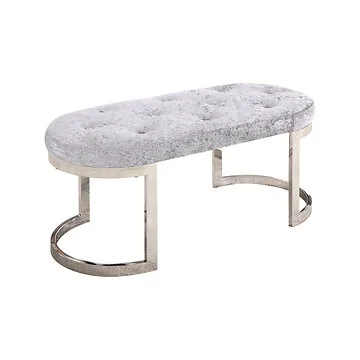 CATANIA LONGCHAIR | 110X50X47 CM SILVER FABRIC A41-4