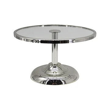 FUGURATO ELEGANCE GEBAKSCHAAL OP VOET 18A0018S-S | ZILVER
