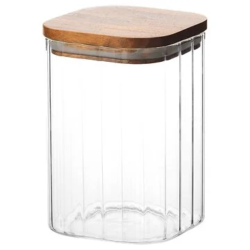 BRICARD ACACIA STORAGE JAR 004B | 10X10X15 CM 1.2L