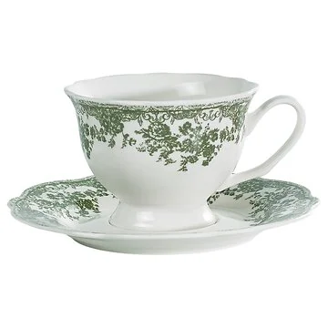 BRICARD FLEURY KAFFEE SET | GRÜN 12-TEILIG
