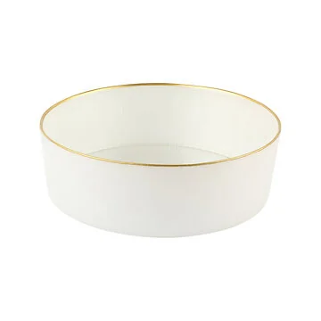 BRICARD REXY BOWLS | 20 CM PEARL WHITE-GOLD