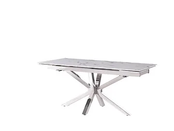 TERNI EETTAFEL ZILVER | 180/240X90X76 CM MARMER 757-1