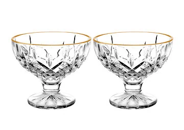 BRICARD TOLEDO BOWLS SET | GOLD Ø10,0X8,8 CM 2-PIECES