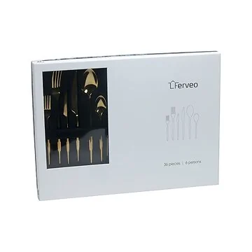 FERVEO SARA CUTLERY SET | 36-PIECE GOLD