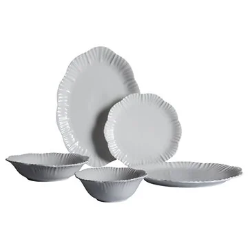 BRICARD BERNIS TABLEWARE SET | WHITE 25-PIECE