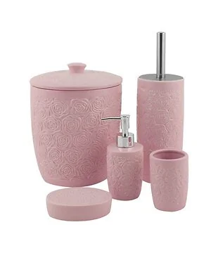 Bath set pink