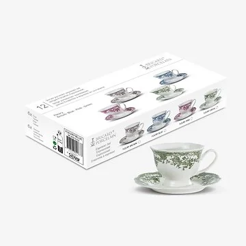 BRICARD FLEURY KAFFEE SET | GRÜN 12-TEILIG