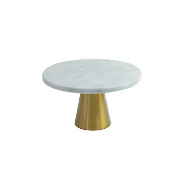 FUGURATO PLATEAU MARBLE 0601 | WHITE - GOLD