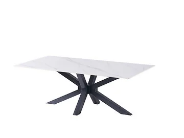 TERNI SALONTAFEL MAT ZWART | 130X70X42 CM KERAMIEK SW001