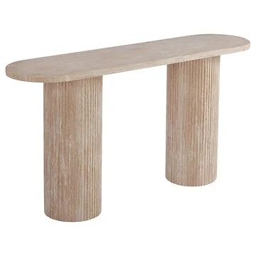PATERNO CONSOLE TABLE TRAVERTINE | 150X40X78 CM TRAVERTINE