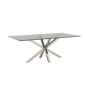 TERNI EETTAFEL | 200X100X76 CM TRANSPARANT