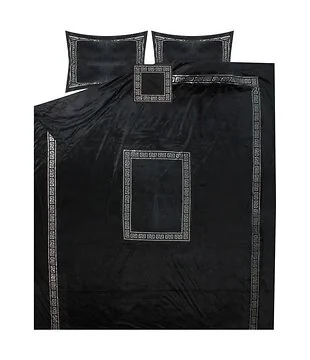 BELIZE BEDSPREI 250 x 260 CM 4-DELIG ZWART